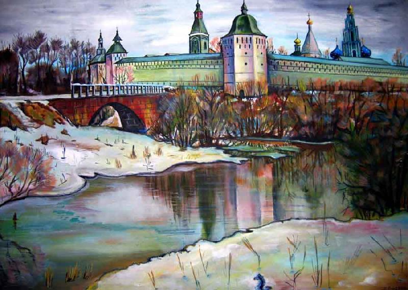 Gherardo Starnina artist Nina Silaeva Serpukhov Vysotsky monastery oil painting image